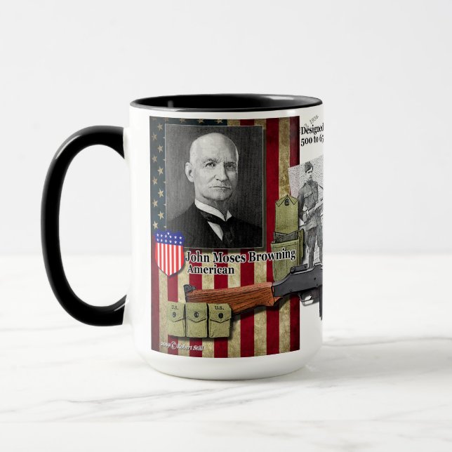 1918 BAR M1918 Kaffee-Tasse brünierend Tasse (Links)