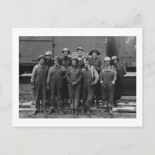 1918 Frauenarbeiterinnen Union Pacific Railroad Postkarte