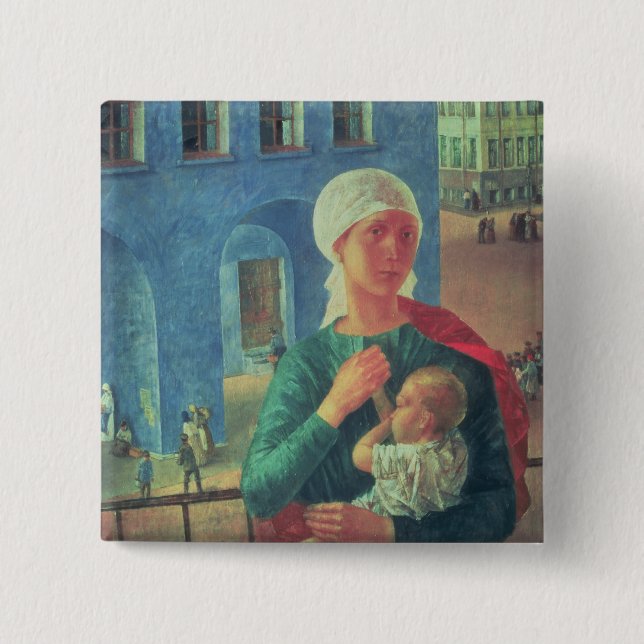 1918 in Petrograd, 1920 Button (Vorderseite)