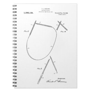 1918 Patentierung für die Knitternadel Notizblock