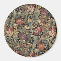 1918 Vintages, reichhaltiges Blumenband Brocade Da