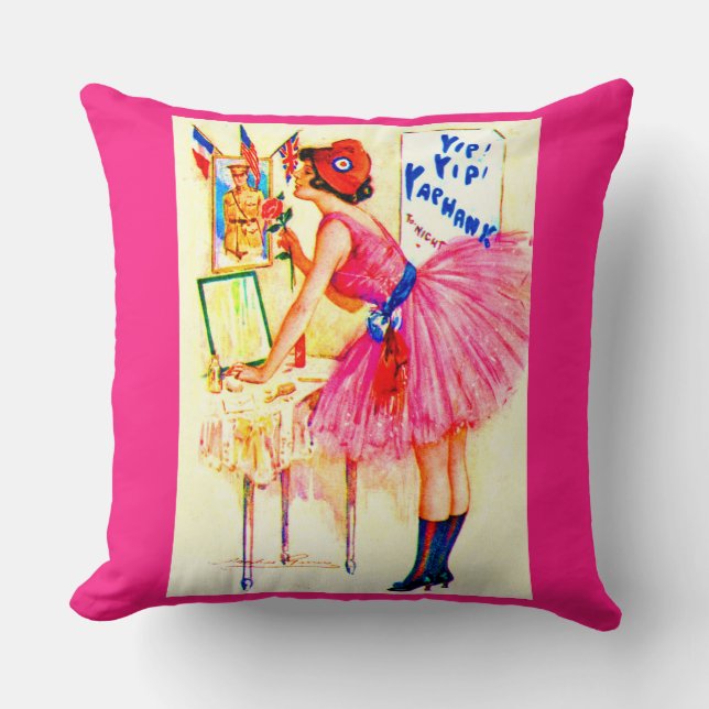 1918 Yip Yip Yaphank-Titelbild Kissen (Vorderseite)