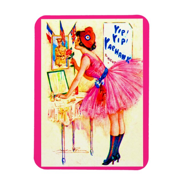 1918 Yip Yip Yaphank-Titelblatt Magnet (Vertikal)