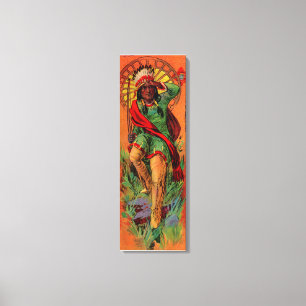 1919 Abbildung des systemeigenen Amerikanischen Ur Leinwanddruck