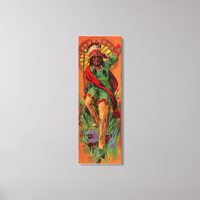 1919 Abbildung des systemeigenen Amerikanischen Ur Leinwanddruck (Vorderseite)