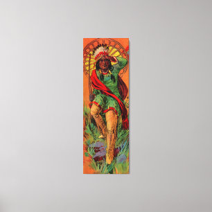 1919 Abbildung des systemeigenen Amerikanischen Ur Leinwanddruck