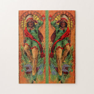 1919 Abbildung des systemeigenen Amerikanischen Ur Puzzle