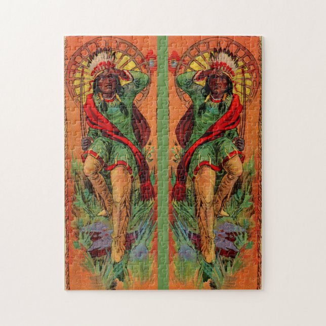 1919 Abbildung des systemeigenen Amerikanischen Ur Puzzle (Vertikal)