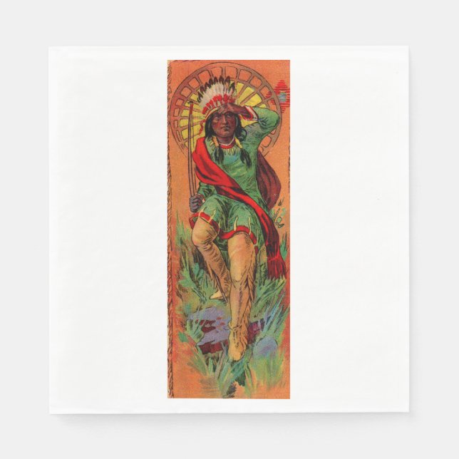 1919 Abbildung des systemeigenen Amerikanischen Ur Serviette (Vorderseite)