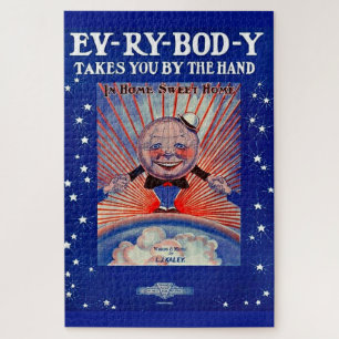 1919 Ev-Ry-Bod-Y bringt Sie mit der Handschrift Puzzle