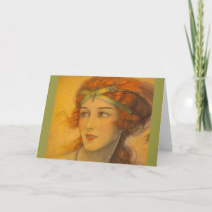 1919 Großer Rotkopf Karte