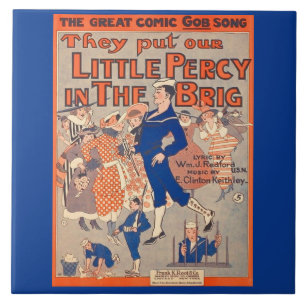 1919 legten sie unsere kleine Percy in den Brig Fliese