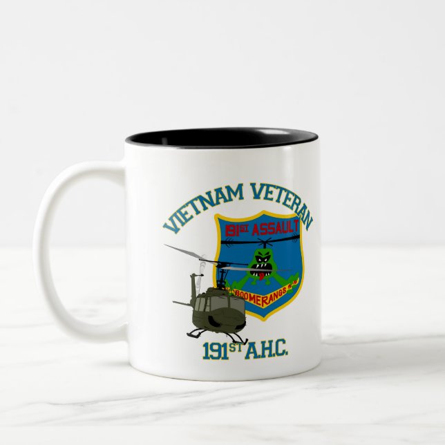 191st AHC (Vietnam Ver2) Zweifarbige Tasse (Links)