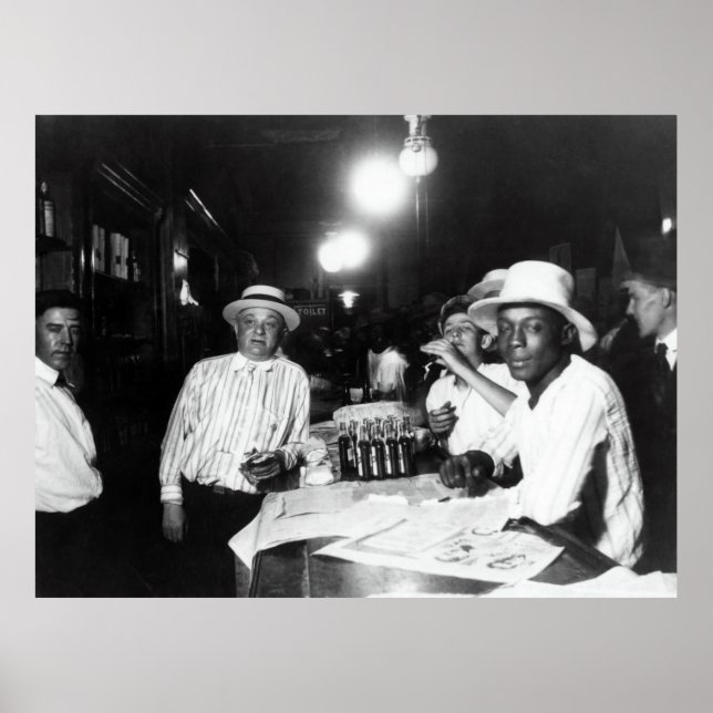 1920 BEGINNT MORGEN DAS VERBOT - SALOON POSTER (Vorne)