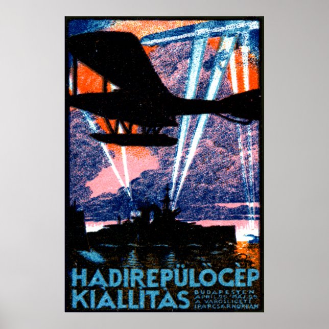 1920 Budapest Air Show Poster (Vorne)