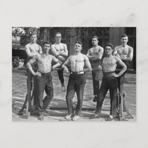 1920 Gymnasten Postkarte