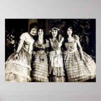 1920 lächelnde Girlfriends