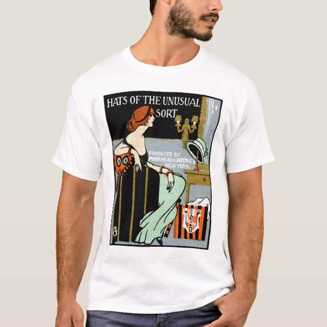 1920 Mode-Plakat T-Shirt (Vorderseite)