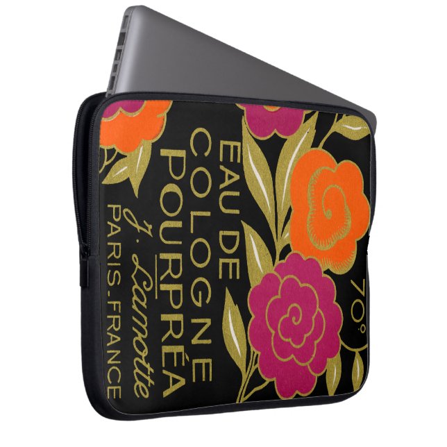 1920 Parfüm des französischen Eau de Cologne Pourp Laptopschutzhülle (Vorne Rechts)