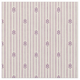 1920 Violettstreifen mit Blume Stoff