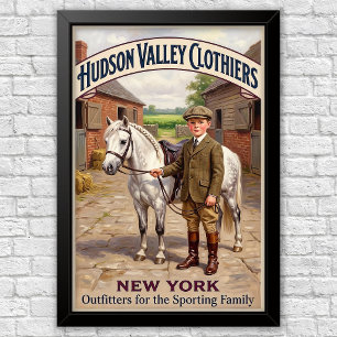 1920er Jahre Vintage Kinder Modewerbung Poster