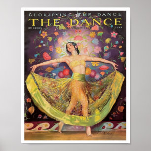 1920ER TANZ MAGAZIN COVER  POSTER