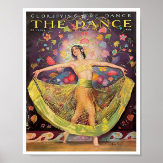 1920ER TANZ MAGAZIN COVER  POSTER