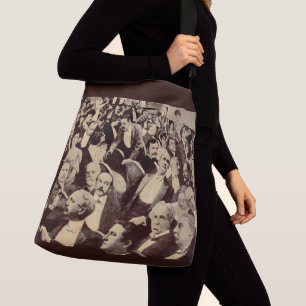 1920s Crowd Scene Tragetaschen Mit Langen Trägern