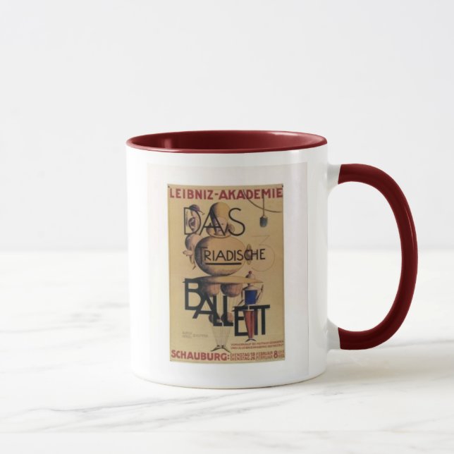 1921 Ballettposter Tasse (Rechts)