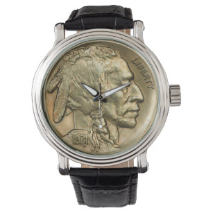 1921 Indischer Leiter Nickel Watch Armbanduhr