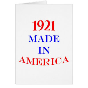1921 machte in Amerika
