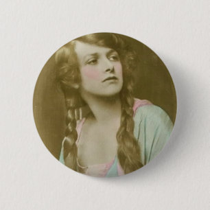 1921 Real Foto Postkarte Button