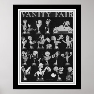 1921 Vanity Fair "Interests" Poster