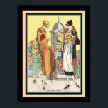 1922 Art Deco Fashion Illustration Poster<br><div class="desc">1922, Art Deco, Mode Illustration aus Art Gout Beaute Magazine. 18x24 hier gezeigt, aber mehrere Größen zur Verfügung, sowie, Stretched Leinwand.</div>