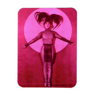 1922 dball-Filmstar aufstehen - rosa Magnet