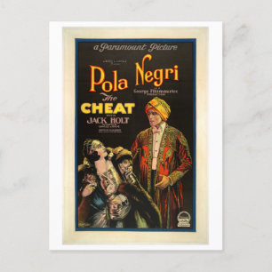 1922 Film The Cheat Postkarte