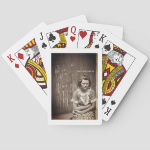 1922 Mädchen Vintage Spielkarten