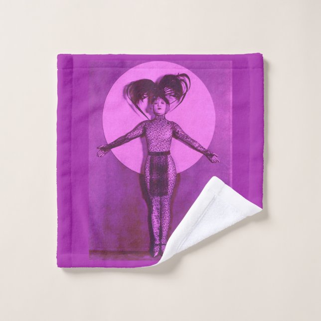1922 oddball star get up - lavender badhandtuch set (Waschlappen)