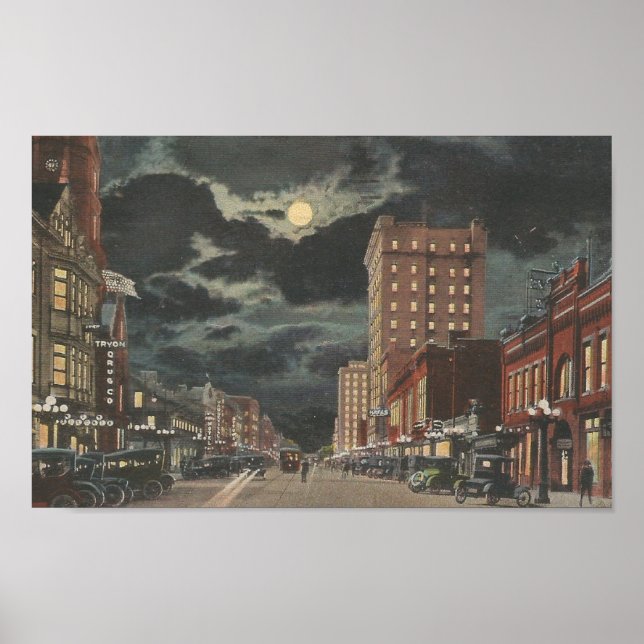 1922 Tryon Street ~ Charlotte, NC Poster (Vorne)