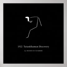 1922 Tutanchamun-Entdeckung Minimalistisch
