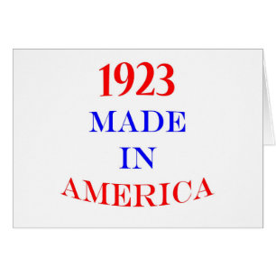 1923 machte in Amerika