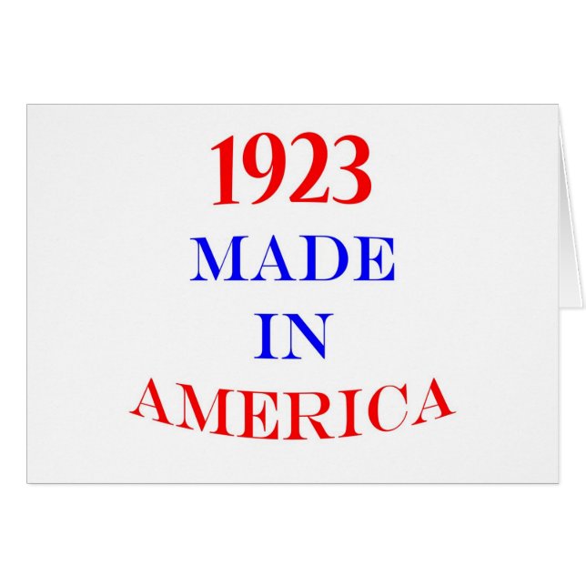 1923 machte in Amerika (Vorderseite (Horizontal))