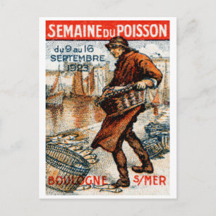 1923 Meeresfrüchtefest Postkarte