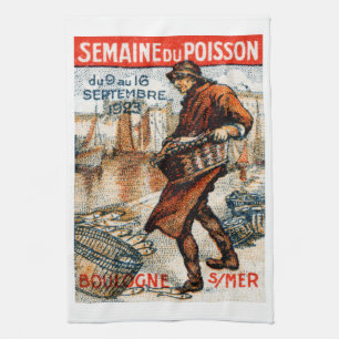 1923 Seafood Festival Geschirrtuch