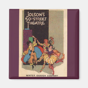 1923 Theaterkorrektur für Al Jolson Magnet