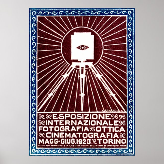 1923 Turin Foto Expo Poster (Vorne)
