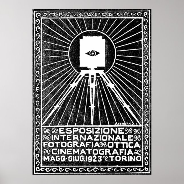 1923 Turin Foto Expo Poster (Vorne)