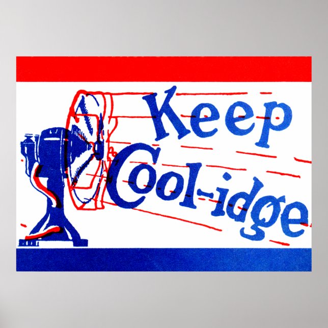 1924 Behalt Coolidge Poster (Vorne)