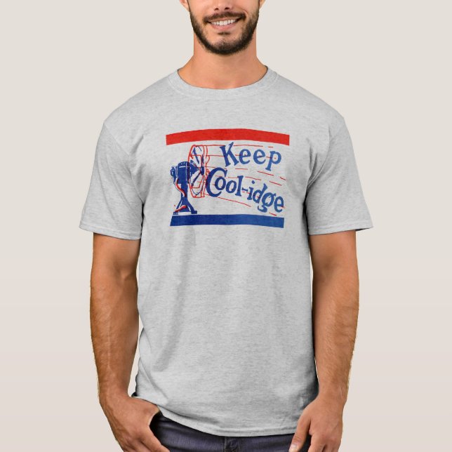 1924 behalten Sie Coolidge T-Shirt (Vorderseite)