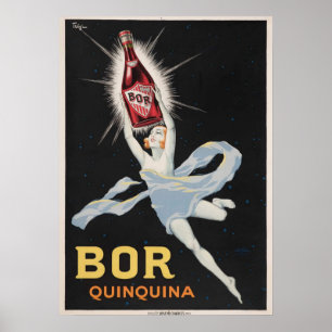 1924 🍾 Joseph-Charles Paris Bor Quinquina Wein Poster